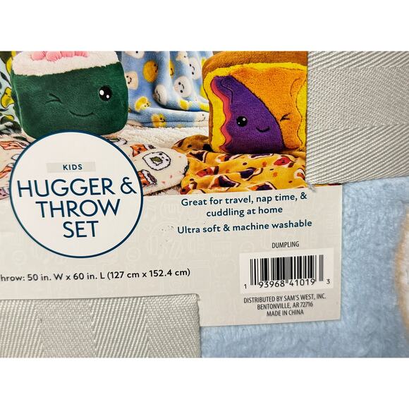 Member's Mark Kids Hugger & Throw Blanket Set 50in x 60in - Picture 6 of 7